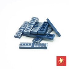 LEGO® Fliese 1x4 mit Solar Panel Muster - 10 Stück / Tile 1x4 (2431pb499) - Neu