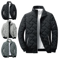 Winterjacke Herren Daunenjacke Softshelljacke Warme Jacke Leichte Steppjacke Zip