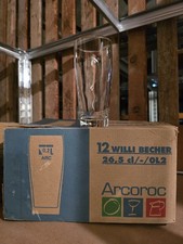 Van Well Willi Becher 0,5 l geeicht Biergläser für Gastronomie 12er Set