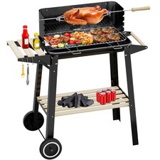 Holzkohlegrill mit räder - 2,