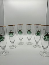 12x Jever Glas/Pokal 0,2l Goldrand Rastal Serie 27 im Karton, guter Zustand