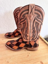 Twisted X Women's Peanut Caiman Rancher Boots Cowboy 8 41 brown Mexico leather