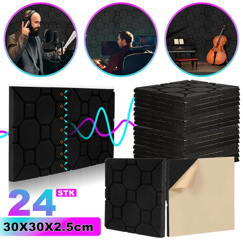 24x akustikschaumstoff akustik - akustikschaumstoff,