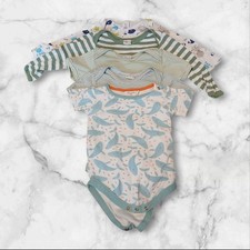 5er 5tlg Set Body bodys Einteiler Overall junge Baby Kurzarm Langarm 74/80