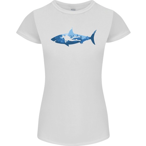 Great white shark taucher - great,