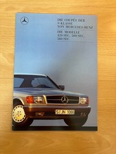 Prospekt / Broschüre Mercedes