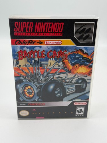 Battle cars super - super, nintendo
