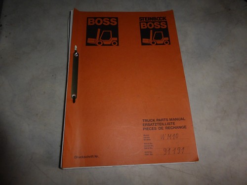 Ersatzteilliste steinbock boss - ersatzteilliste,