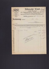 HUNSTIG, Rechnung 1920