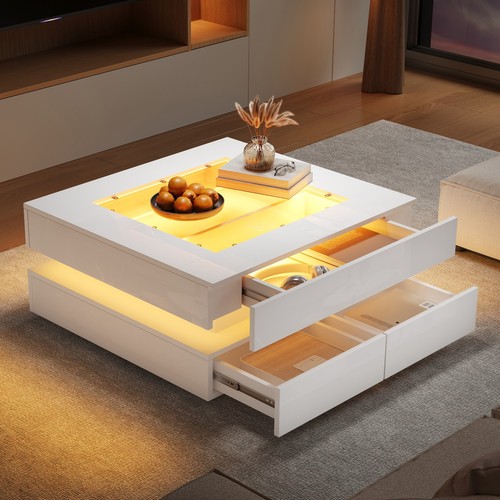 Couchtisch sofatisch mit led - mit,