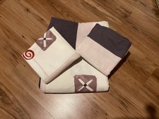 Biber Bettwäsche 4 tlg. 135x200 mehrfarbig