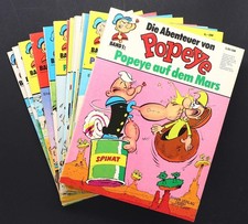 Die ABENTEUER von POPEYE Nr. 1-15 SC Humor Comic Album Ehapa Verlag Z1/Z1-2