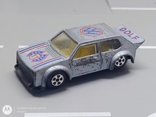 VW Golf 1 Rallye Modellauto No. M1 Hong Kong 1:60 "Hunsrueck Rally" silber