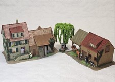 FALLER B-276 H0 BAUERNHOF/ GEHÖFT fertig gebaut Sammler Vintage Modellbahn FIGUR