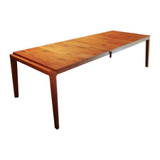 Team 7 Esstisch Mylon Nussbaum Wild Massiv Naturöl mit 2 Auszugsplatten