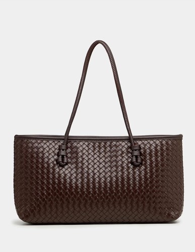Damen shopper tasche braun - tasche,
