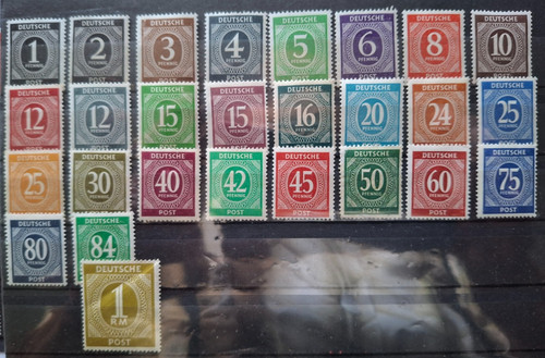Briefmarken alliierte - briefmarken,