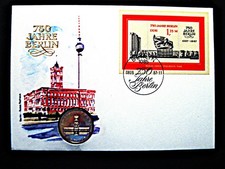 Numisbrief ddr mark 1987 - , 5