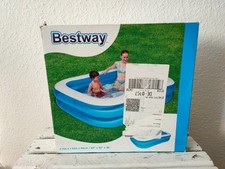 Bestway - Aufblasbarer Pool, 211 x 132 x 46 cm + Abdeckplane