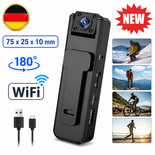 Mini 1080p körperkamera - hd,
