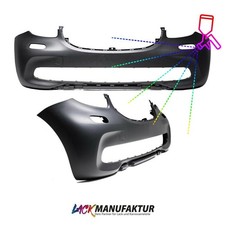 LACKIERT & NEU Smart Forfour 453 Stoßstange Vorne Frontstoßstange PREMIUM Bj.14-