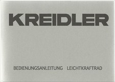 Bedienungsanleitung Kreidler Leichtkraftrad, LK 800 Mustang + LK 600 Florett