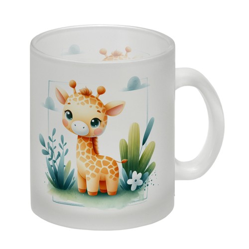 Baby giraffe glas - giraffe, tasse