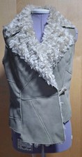 Lammfell imitat weste gr - lammfell-imitat-weste,,