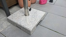 Doppler Sonnenschirmständer Granit mit Rollen und Griff 40 kg
