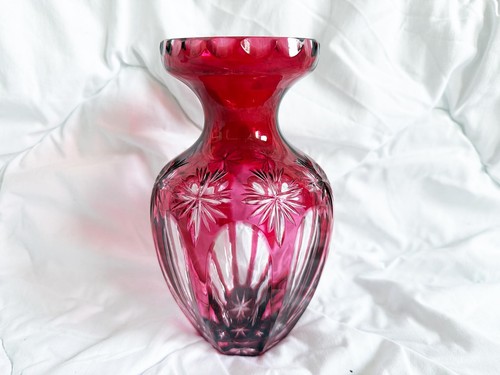 Vintage kristallvase - vintage, /