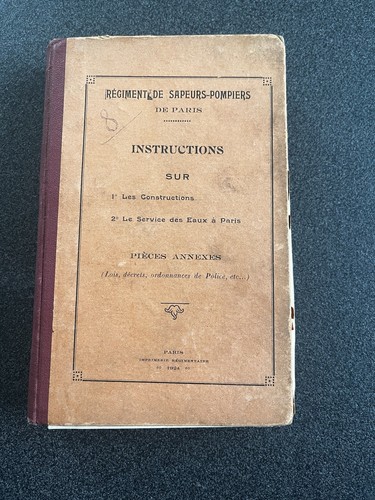 Altes instruktionsbuch - altes,
