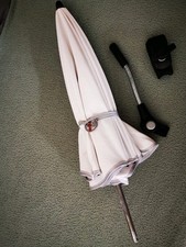 Sonnenschirm, Weiß, Schirm, Kinderwagen, Hartan, Kinderwagenschirm, Sonnenschutz