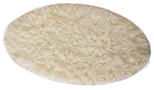 Flokati teppich oval - flokati,