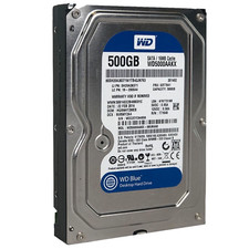 500GB Western Digital Blue HDD Festplatte 3,5" 7200 RPM WD5000AAKX Interne PC