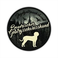 A_JGH Auto Aufkleber BAYERISCHER GEBIRGSSCHWEISSHUND Jagdhund Hunde SIVIWONDER