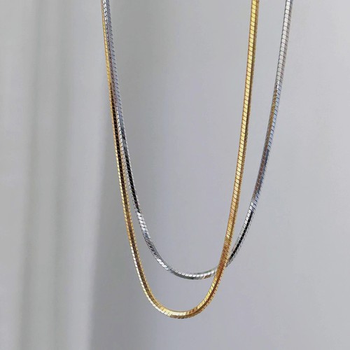 Edelstahl schlangenkette mit - edelstahl,