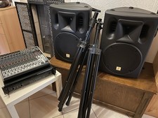 PA-Anlage Bundle mit 2 Boxen, Mischpult, Endstufe