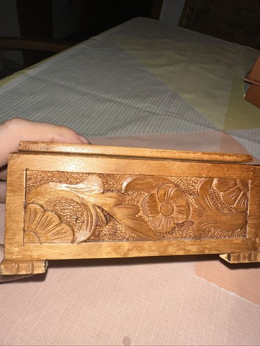 Uralte antik holzschatulle - antik,