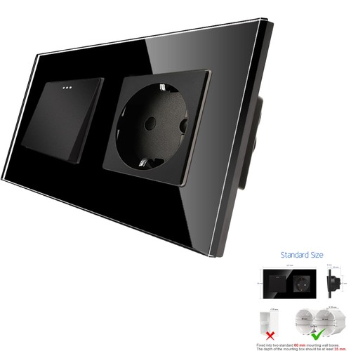 Schuko steckdose mit - schuko,