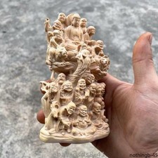 wood Carving 18 Arhat Buddha