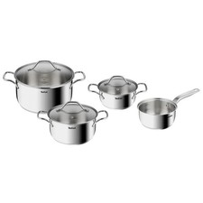TEFAL Topfset Intuition 7-teilige Edelstahl B864S7 Geeignet für alle Herdarten