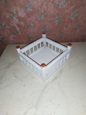 Alter Laufstall um 1940 Kinderzimmer Puppenhaus-Puppenstube-doll-poupee