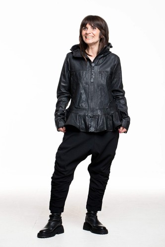 Rundholz damen lederjacke - damen,