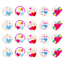 30 Stück Herz Anstecker /