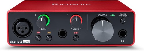 Focusrite scarlett solo gen - scarlett, 3.
