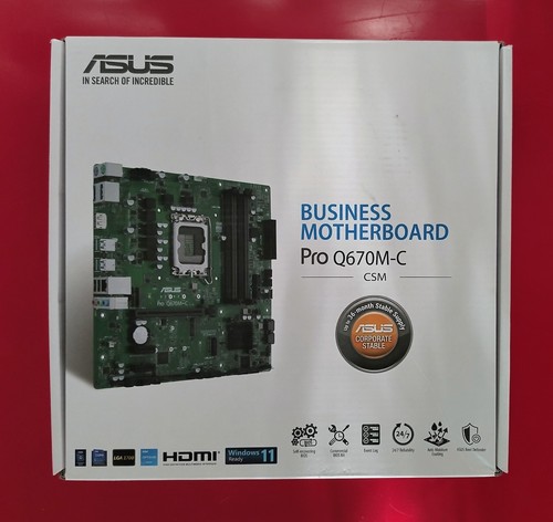 Asus pro q670m csm mainboard - pro, q670m-c-csm