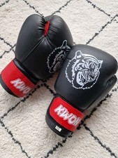 KWON® – Kinder Boxhandschuhe Tiger 10oz schwarz-rot Kickboxen