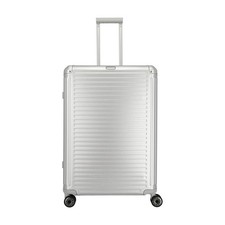 Travelite Next 4-Rollen-Trolley L (77 cm, Silber)