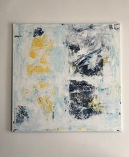 Abstraktes Acrylbild auf