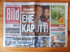 Bildzeitung 01.09.2023  (Ein